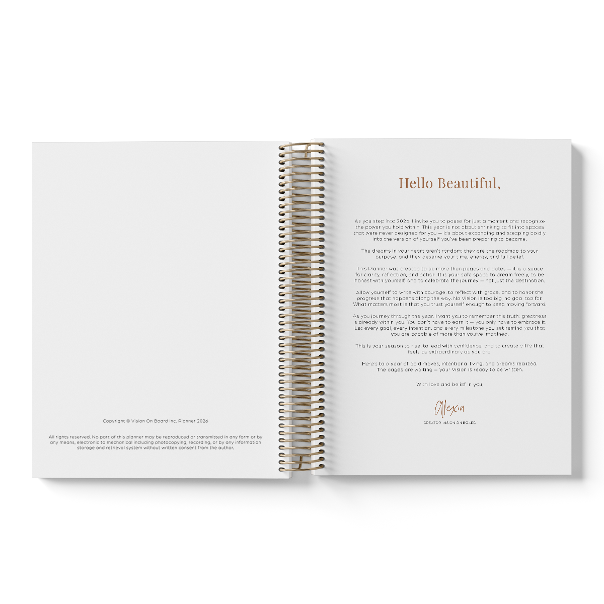 2026 Vision On Board Planner