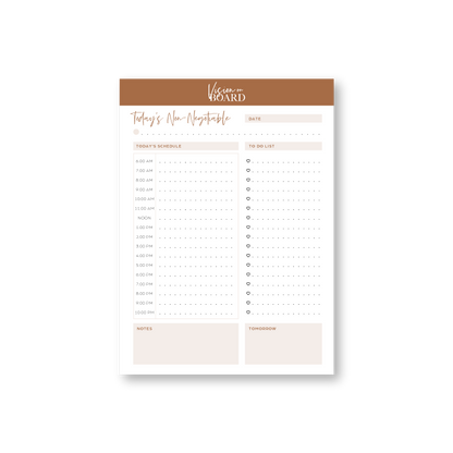 Daily Planning Notepad